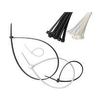 537 380BE, Кабельная стяжка 7,6х380, (белый), YKB 380 | код 0.0.0.5.37380BE | KLEMSAN