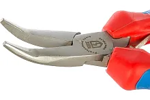 Мини-длинногубцы изогнутые 125 мм серия МАСТЕР | код 78243 | КВТ