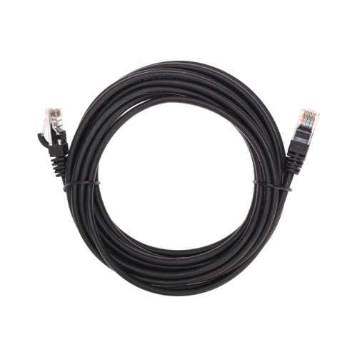 Патч-корд U/UTP, CAT 5e, RJ45-RJ45, 26AWG, LSZH, черный, 5м REXANT | код 02-0102-5 | REXANT