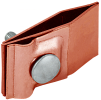 Дер. пр. кр. 6-10мм фальца прям. h=60мм медь IEK | код ZDP80-50-2-16-60 | IEK