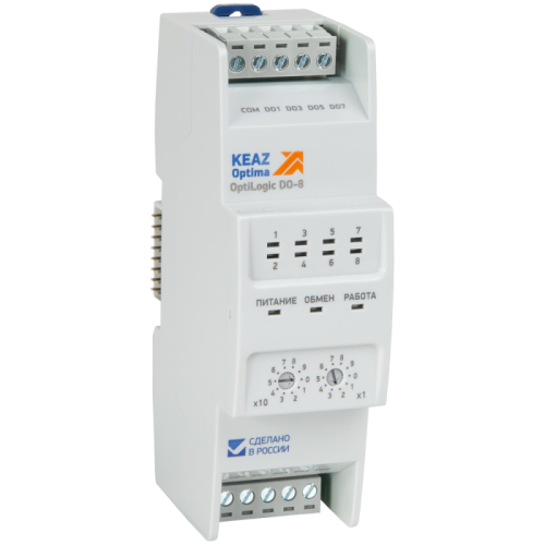 Модуль дискретного вывода DO-8 | код 288019 | КЭАЗ Модуль дискретного вывода DO-8 | код 288019 | КЭАЗ