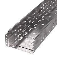 Лоток перфорированный Стандарт 200х100х3000 (1,0 мм) (6 м/уп) Промрукав | код PR16.2302 | ПРОМРУКАВ