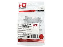 Соединительная проходная клемма 2 полюс на DIN-рейку СК-412-2 (0.4-2.5мм2 и 0.5-4.0мм2) HLT | код 081-19-101 | HLT