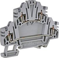 Клемма пружинная двухуровневая ЕSP2-HMD.1 (1,5 мм2, серая) | код 003903183 | ETI