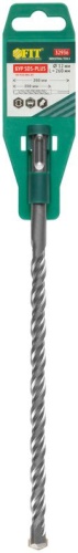 Бур по бетону SDS PLUS ''Профи'' с двойной резьбой 12x260 мм | код 32936 | FIT фото 3 Бур по бетону SDS PLUS ''Профи'' с двойной резьбой 12x260 мм | код 32936 | FIT фото 3
