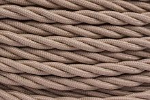 Провод ретро 3х2.5 матов. капучино (уп.50м) | код B1-435-716-50 | Bironi