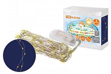 Гирлянда светодиодная Роса20 20LED, 2м, 3000К, 2xCR2032 , TDM | код SQ0361-0054 | TDM