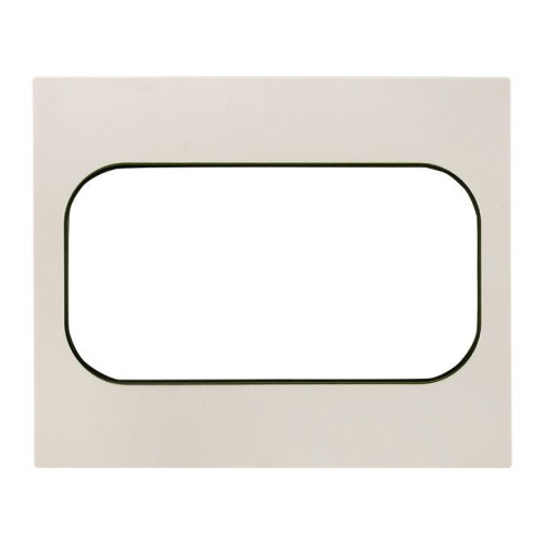 Стокгольм Рамка для розетки 2-местная белая с линией цвета черный PROxima | код EYM-G-303-20 | EKF