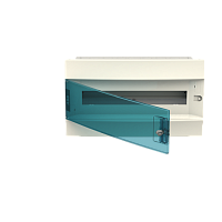 Щиток встраив. ABB MISTRAL41F 18M, прозр. дверь, IP41, +PE+N(22 клеммы), 430x250x108мм | код 1SLM004101A1204 | ABB