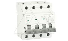 Дифф. авт. выключатель GYR9NM-C40-30mA, 3P+N, 40A, хар-ка C, 6 kA, 30mA, тип A, 4M | код GYR9NM3PC40A30 | GEYA