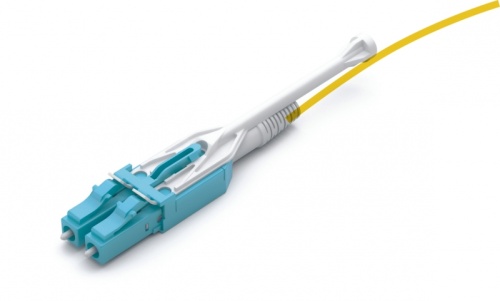Патч-корд оптический дуплексный, LC-LC, для панелей высокой плотности, OM3, LSZH, 3.0 м, аква | код LAN-2LC-2LC/OM3H-3.0 | LANMASTER