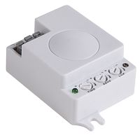 Датчик движения потолочный микроволновый ДДПМ 02, 180 (гориз)/360 (верт), 1200 Вт, 10-2000 Лк, 3-10 м, 10-900 сек. 5,8 ГГц REXANT | код 11-9217 | REXANT