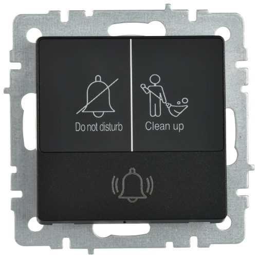 BRITE Кнопка звонка с инд. отел. 10А ВС10-1-9-БрЧ черн. IEK | код BR-V14-2-10-K02 | IEK фото 7