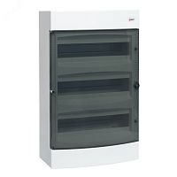 Щит распределительный навесной ''''Unix'''' прозрачная дверь 3х18 модулей IP40 PROxima'''' | код ux-3x18-n | EKF