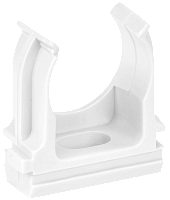 ELASTA Держатель с защелкой CF25 белый IEK | код ET-TA00D-CF-025-K01-010 | IEK