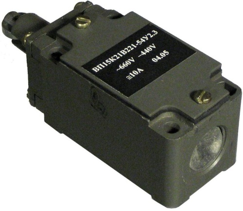 Выключатель путевой ВП-15К21Б221-54У2.3 1НО+1НЗ 10А IP54 толкатель с роликом полумгновенного действия Реле и Автоматика A8014-80085053