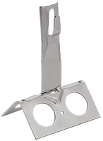 Дер. пр. кр. 6-8мм кон. шир. h=80мм нерж. сталь IEK | код ZDP81-20-4-68-80 | IEK