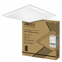 Панель светодиодная универсальная ДВО-02-EMERGENCY 4065-ОПАЛ 40Вт 6500K 595х595х25мм NEOX без БАП-10W90 | код 4690612053042 | NEOX