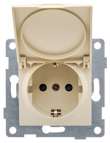 GUSI Ugra механизм розетки 1-ой с/з с з/ш и крышкой, скрытая установка, 16А, 250В. Цвет бежевый. | код С11Р91-003 | GUSI ELECTRIC GUSI Ugra механизм розетки 1-ой с/з с з/ш и крышкой, скрытая установка, 16А, 250В. Цвет бежевый. | код С11Р91-003 | GUSI ELECTRIC