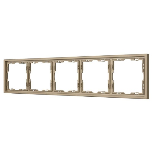 Рамка пластиковая FRM-NOBE-SFPL-5-GD Arlight 054229