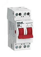 Выключатель-разъединитель трехпозиционный 2P 50A ВР-103 | код 17211DEK | Dekraft