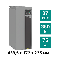 Преобразователь частоты векторный ПЧВ3-37К-В | код 131656 | ОВЕН