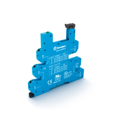 Розетка MasterINPUT с безвинтовыми клеммами Push-in для реле 34 серии, питание 125В AC/DC, в комплекте пластиковая клипса, опции: LED | код 93670125 | FINDER Розетка MasterINPUT с безвинтовыми клеммами Push-in для реле 34 серии, питание 125В AC/DC, в комплекте пластиковая клипса, опции: LED | код 93670125 | FINDER