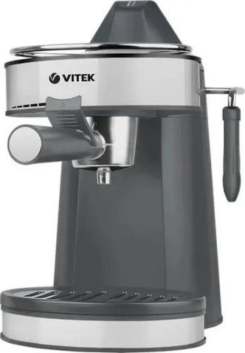 Кофеварка рожковая Vitek VT-1524 750Вт серый | код 1676211 | VITEK