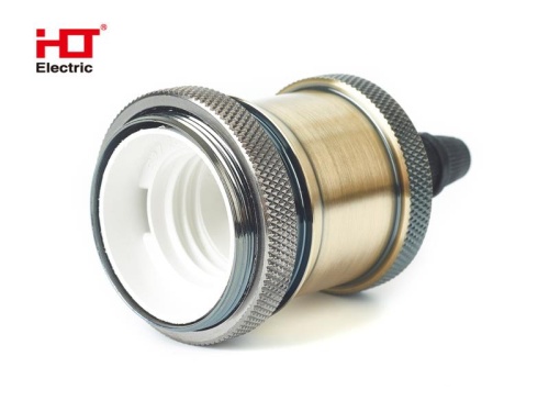 Патрон подвесной E27 RETRO золото HLT | код 085-10-023 | HLT