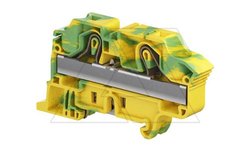 Клемма ZK16-PE/12 пружинный зажим, для заземления, 2 контакта, 1960А/1с, ж./зеленый | код 71215000 | Entrelec Клемма ZK16-PE/12 пружинный зажим, для заземления, 2 контакта, 1960А/1с, ж./зеленый | код 71215000 | Entrelec