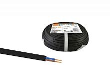 Шнур ШВВПмб 2х0.75 (бухта 50м) черный Народный ТРТС | код SQ0120-0254 | РЭМЗ ТМ