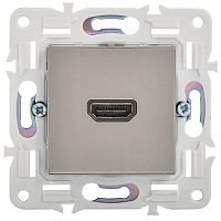 SKANDY Розетка HDMI SK-H01N никель IEK | код SK-H10-K50 | IEK