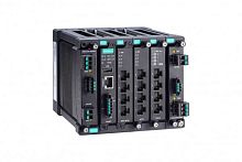 Коммутатор MDS-G4012-L3-T Layer 3 full Gigabit modular managed Ethernet switch with 4 fixed Gigabit ports, 2 slots for optional 4-port GE/FE modules, 2 slots for isolated power modules, up to 12 Gigabit ports, -40 to 75 C operating temperature | код