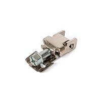 Замок червячный LK-9/W2 (50 шт) (Fortisflex) из нержавеющей стали | код 86220 | Fortisflex