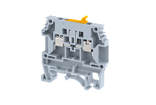 Клемма проходная винтовая 4 мм2, с размыкателем, на 2 подключения, серая KULTD4(G) | код 1103120000 | Elmex