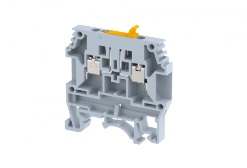 Клемма проходная винтовая 4 мм2, с размыкателем, на 2 подключения, серая KULTD4(G) | код 1103120000 | Elmex Клемма проходная винтовая 4 мм2, с размыкателем, на 2 подключения, серая KULTD4(G) | код 1103120000 | Elmex