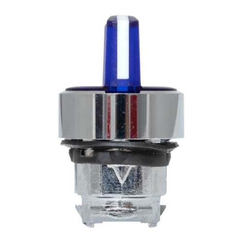 Исполнительный механизм переключателя ХB4 синий на 3 положения возвратный без фиксации, без подсветки с короткой ручкой PROxima | код XB4BD3L-B | EKF фото 5