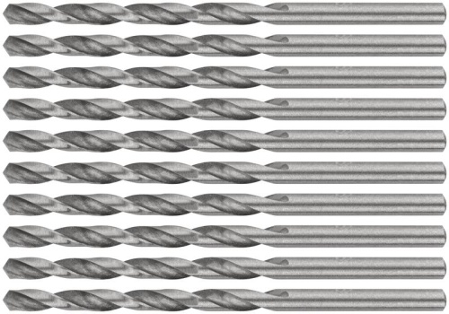 Сверло по металлу HSS полированные 3.0мм (уп.10шт) FIT 33730 фото 4 Сверло по металлу HSS полированные 3.0мм (уп.10шт) FIT 33730 фото 4