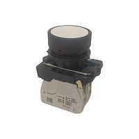 Кнопка КМЕ4101м-белый-0но+1нз-цилиндр-IP40-КЭАЗ | код 354359 | КЭАЗ