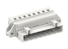 450921/010 Вилка каб. MCS горизонт., с крепеж.фланцем, шаг 5.0мм, 21 конт., сер., шт | код 450921/010 | SUPU