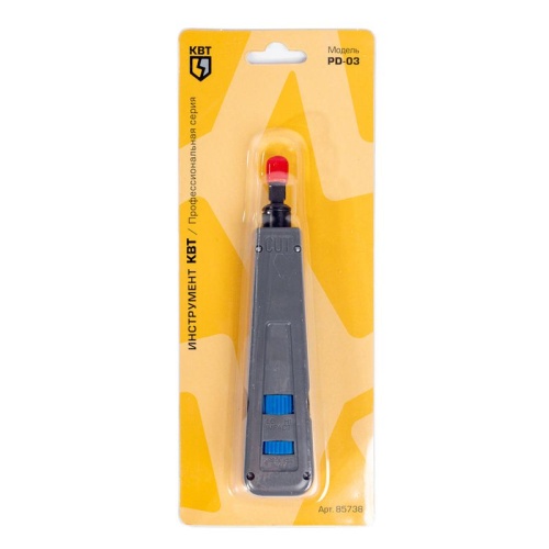 Инструмент для заделки витой пары PD-03 серия ПРОФИ | код 85738 | КВТ