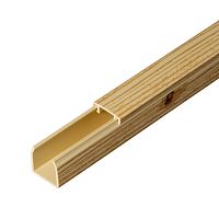 Кабель-канал сосна 2-й замок 12х12 мм (242м/уп) Промрукав | код PR.025433 | ПРОМРУКАВ