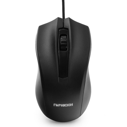 Мышь Гарнизон GM-115, USB, чип- Х, черный, 800 DPI, 2кн.+колесо-кнопка, кабель 1,5м | код GM-115 | Гарнизон