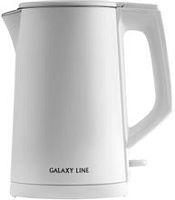 Чайник электрический Galaxy Line GL 0353 1.8л. 1800Вт белый корпус: нерж.сталь/пластик (7010103530) | код 2059134 | GALAXY LINE