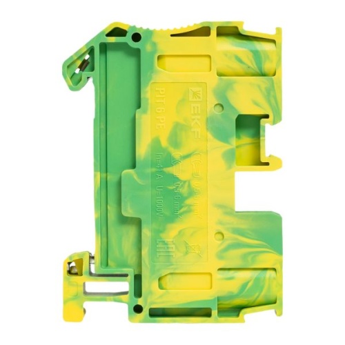 Клеммная колодка пружинная 6 Push-in земля | код PIT-6-pe | EKF фото 5