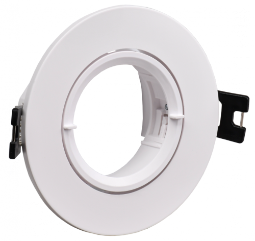 Светильник 4105 встраиваемый MR16 круг пласт. белый IEK | код LT-UVB0-4105-GU05-1-K01 | IEK