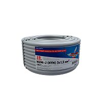 Кабель силовой медный NUM-J 3x1,5 мм кв, длина 20 метров, ГОСТ 31996-2012, ТУ 3520-015-38229892-2015 REXANT | код 01-8704-20 | REXANT