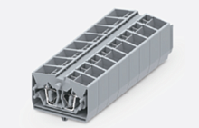 254253 Клемма серии ТВ, 6 конт, 3 полюса, фланц крепление, шт | код 254253 | SUPU