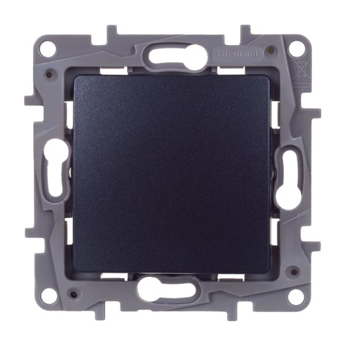 Переключатель перекрёстный одноклавишный Etika 10АХ 250В винтовые зажимы - антрацит | код 672649 | Legrand фото 3