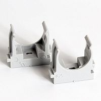 Крепеж-клипса для монтажного пистолета d25мм сер. (уп.100шт) TOKOV ELECTRIC TKE-LC-25-ZP-C06/100